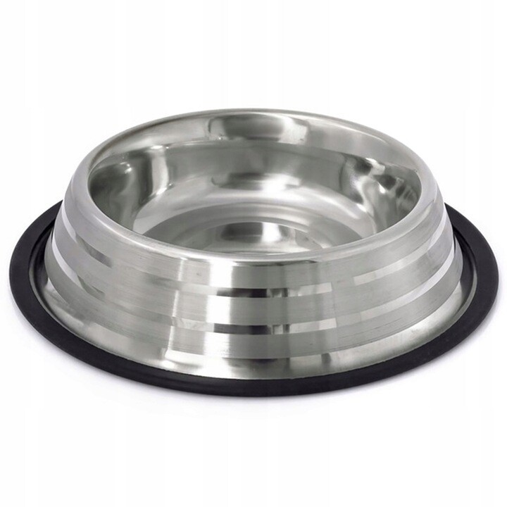 Protiskluzová kovová miska pro psa a kočku Meyerhoff 23 cm 600 ml