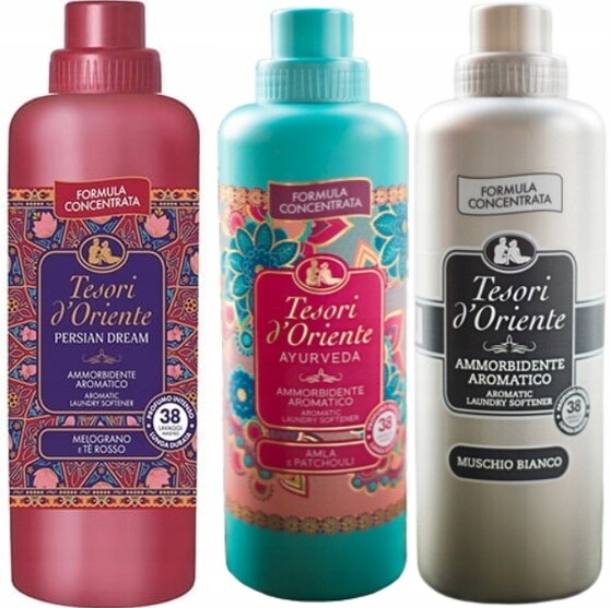 Tesori d'Oriente Sada 3 italských oplachovacích přípravků 760 ml Pam