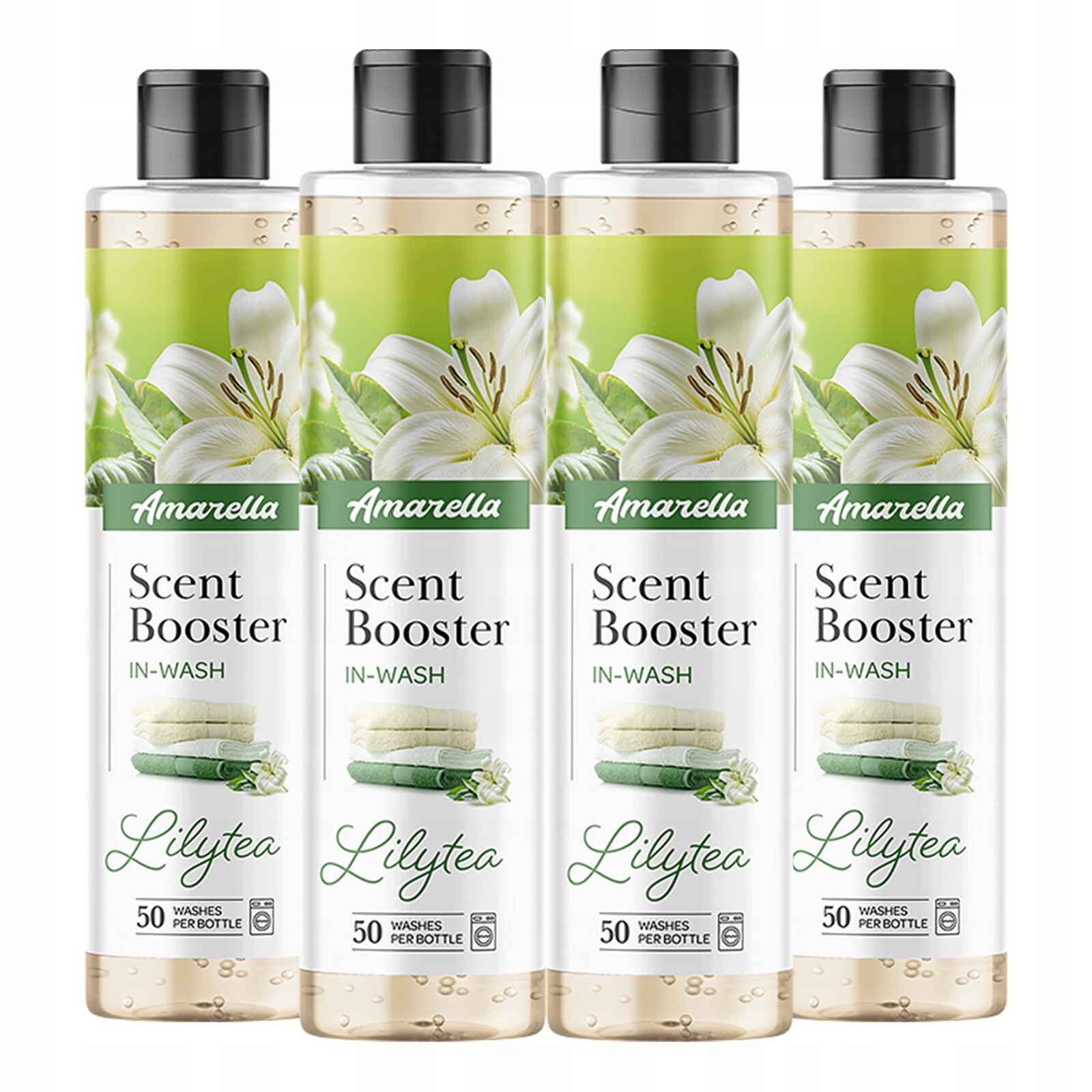 parfém do prádla Amarella Lily Tea 4x250 ml Vůně do tkanin 1L