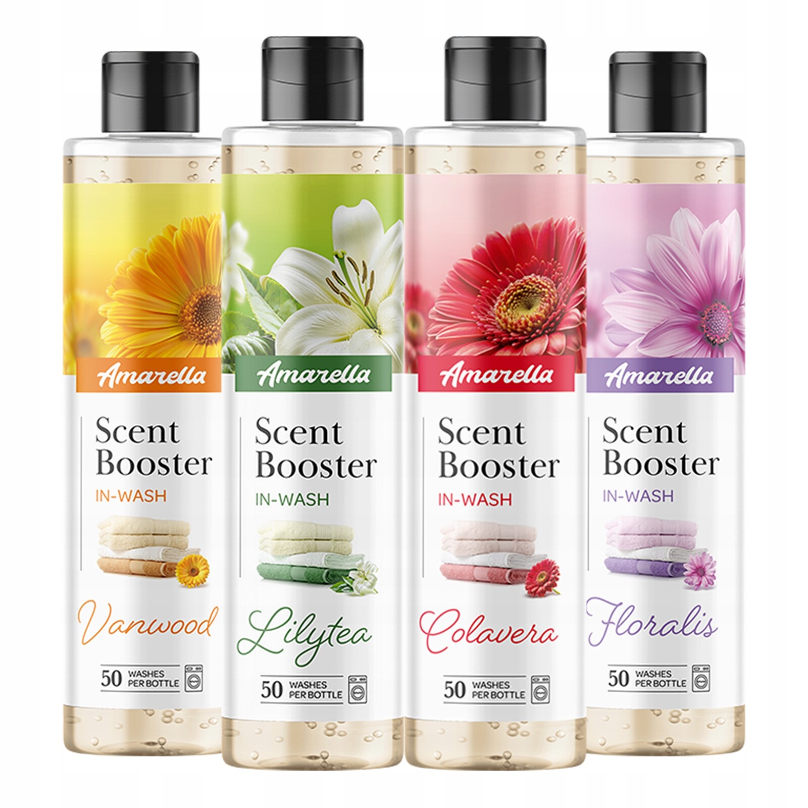 Vůně do praní Amarella Mix Sada 4 x 250 ml parfém na tkaniny