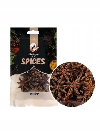 5 x Hvězdicový anýz Celé hvězdičky 30 g Sindibad Spices