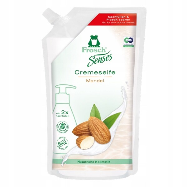 Frosch Senses Bio krémové mandlové tekuté mýdlo 500 ml