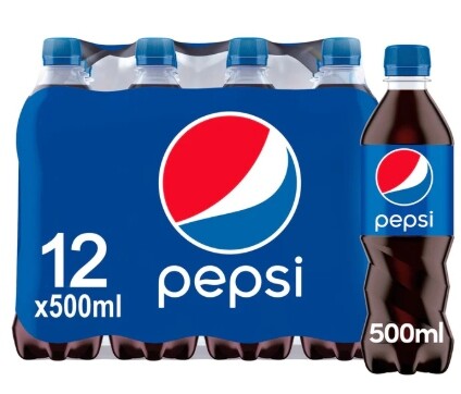 Sycený nápoj Pepsi nápoj 12 x 500 ml svařák