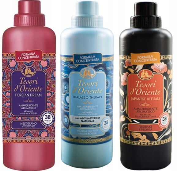 Tesori d'Oriente Sada 3 italských oplachovacích přípravků 760 ml Ptj