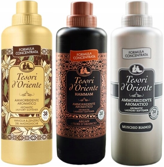 Tesori d'Oriente Sada 3 italských oplachovacích přípravků 760 ml Vhm