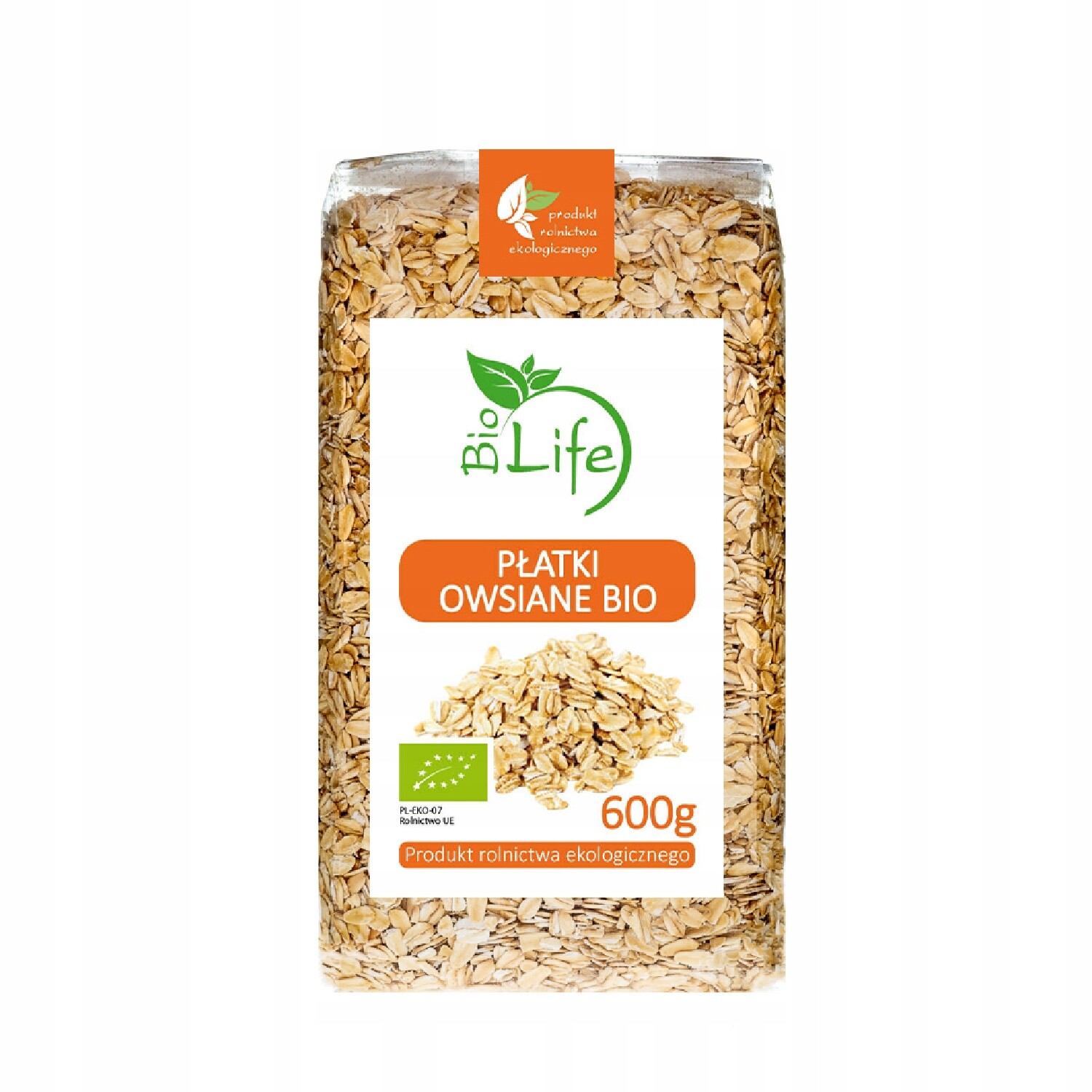 Biolife Ovesné vločky Bio 600 g