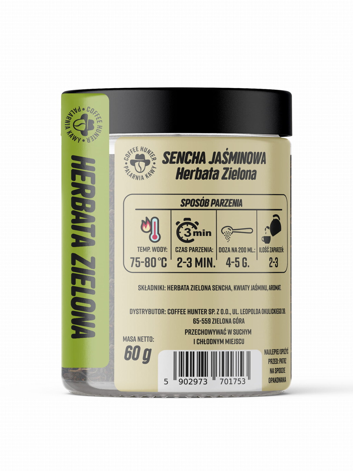Čaj Sencha Jasmínová 60 g Coffee Hunter Sp. z o.o.