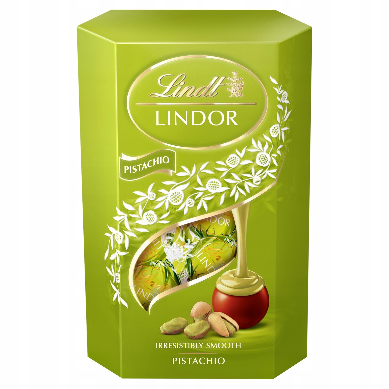 Pralinky z mléčné čokolády Lindt Lindor Pistachio 337 g.
