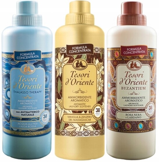 Tesori d'Oriente Sada 3 italských oplachovacích přípravků 760 ml Tvb