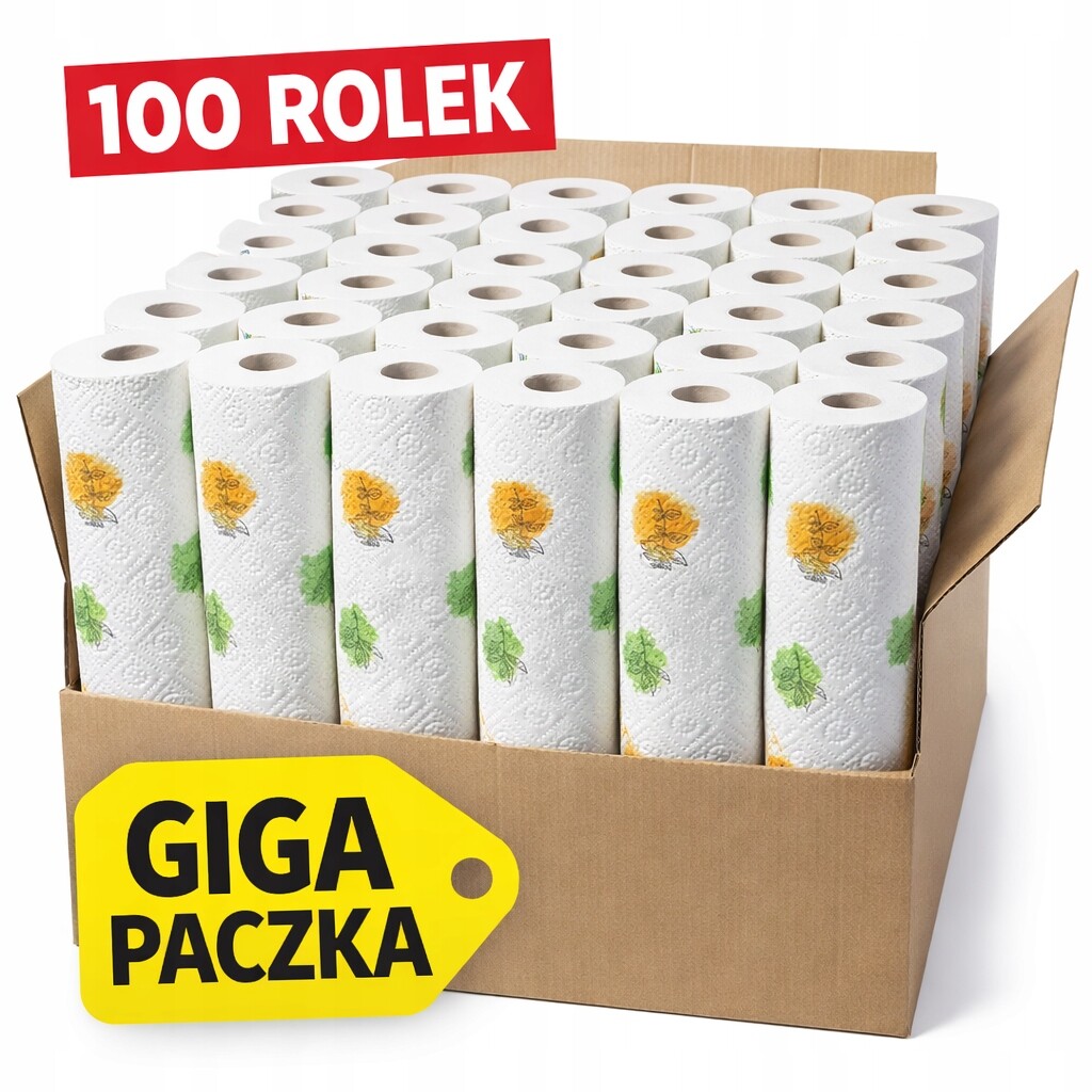 Kuchyňský ručník Výkonný 100 rolí x 102 listů giga paka