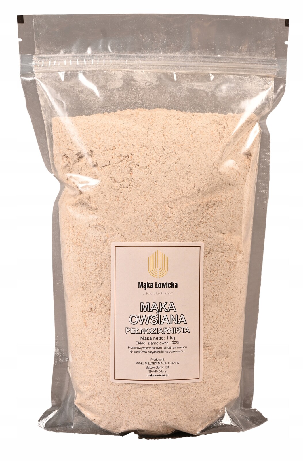 Spižírna Łowicka Ovesná mouka 1 kg