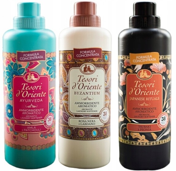 Tesori d'Oriente Sada 3 italských avivážních přípravků 760 ml Abj