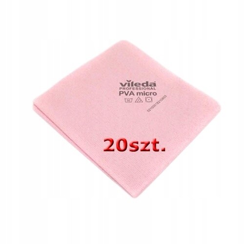 Vileda Sada Utěrka Pva Micro Červená 20 Ks Vileda Professional