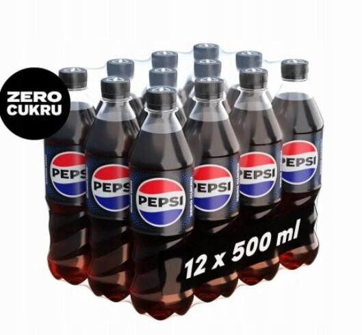 Pepsi Sycený nápoj bez cukru 500 ml