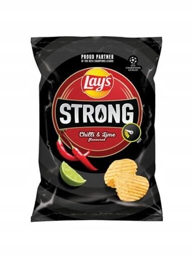 5 x Chipsy Lay's Silné chilli limetka 190 g