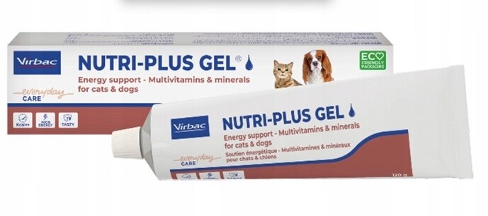 Virbac Nutri Plus Gel gel pro zvířata 120 g