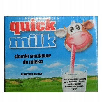 1x 600 g Felfoldi Quick Milk brčka na pití mléka 5 příchutí 100 ks