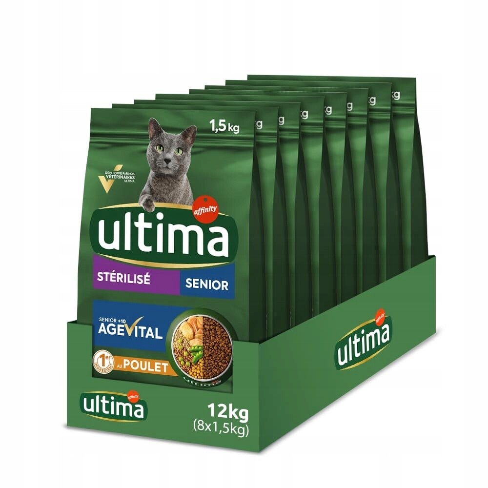 Ultima Cat Sterilized kuřecí & ječmen - 3 kg