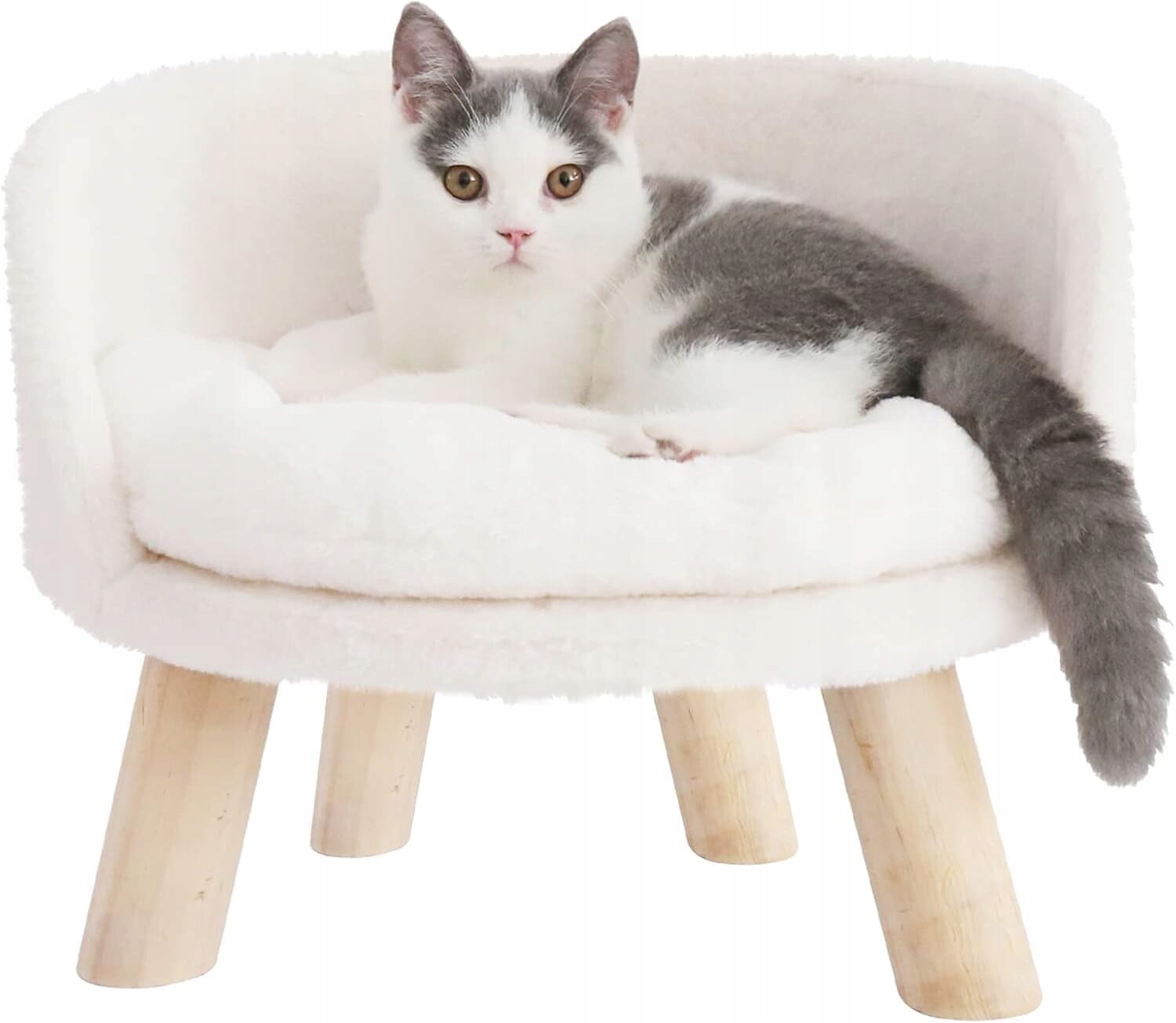 Bingopaw Pelíšek Pohovka Pro Kočky 40 CM Skandinávský Styl Luxusní Pohovka