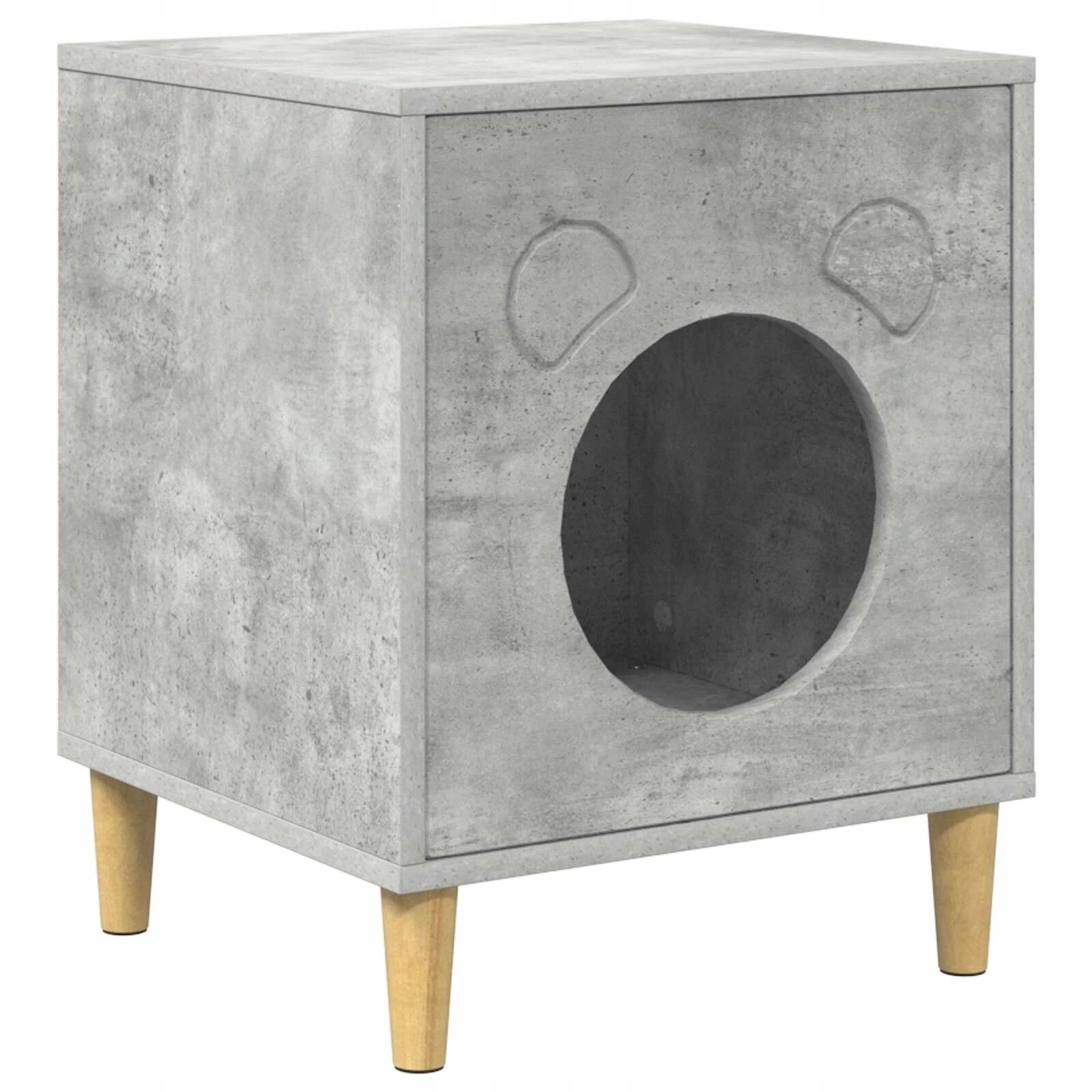 Kočičí dům Beton 42,5 x 40 x 53 cm kompozitní dřevo