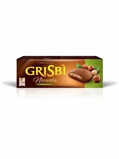 5 x Grisbi Nocciola sušenky plněné arašídovým krémem 135 g italské