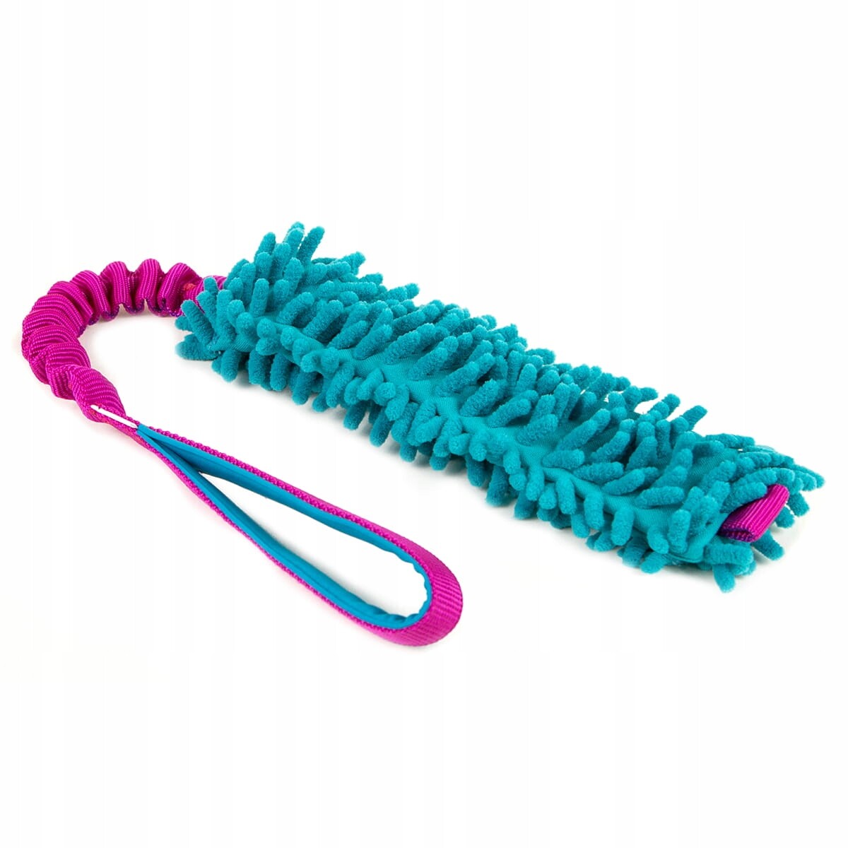 Přetahovadlo pro psa Mopik Zayma střední s tlumičem barva: modrá/růžová