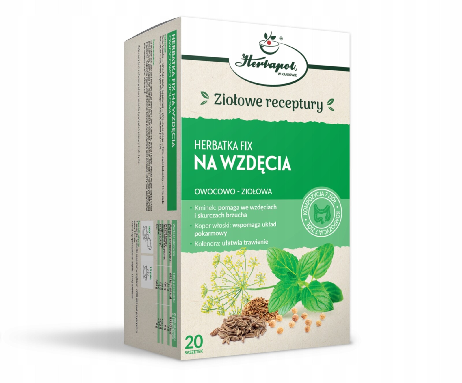 Čaj Na Nadýmání fix (20 x 2 g) 40 g Herbapol Krakov