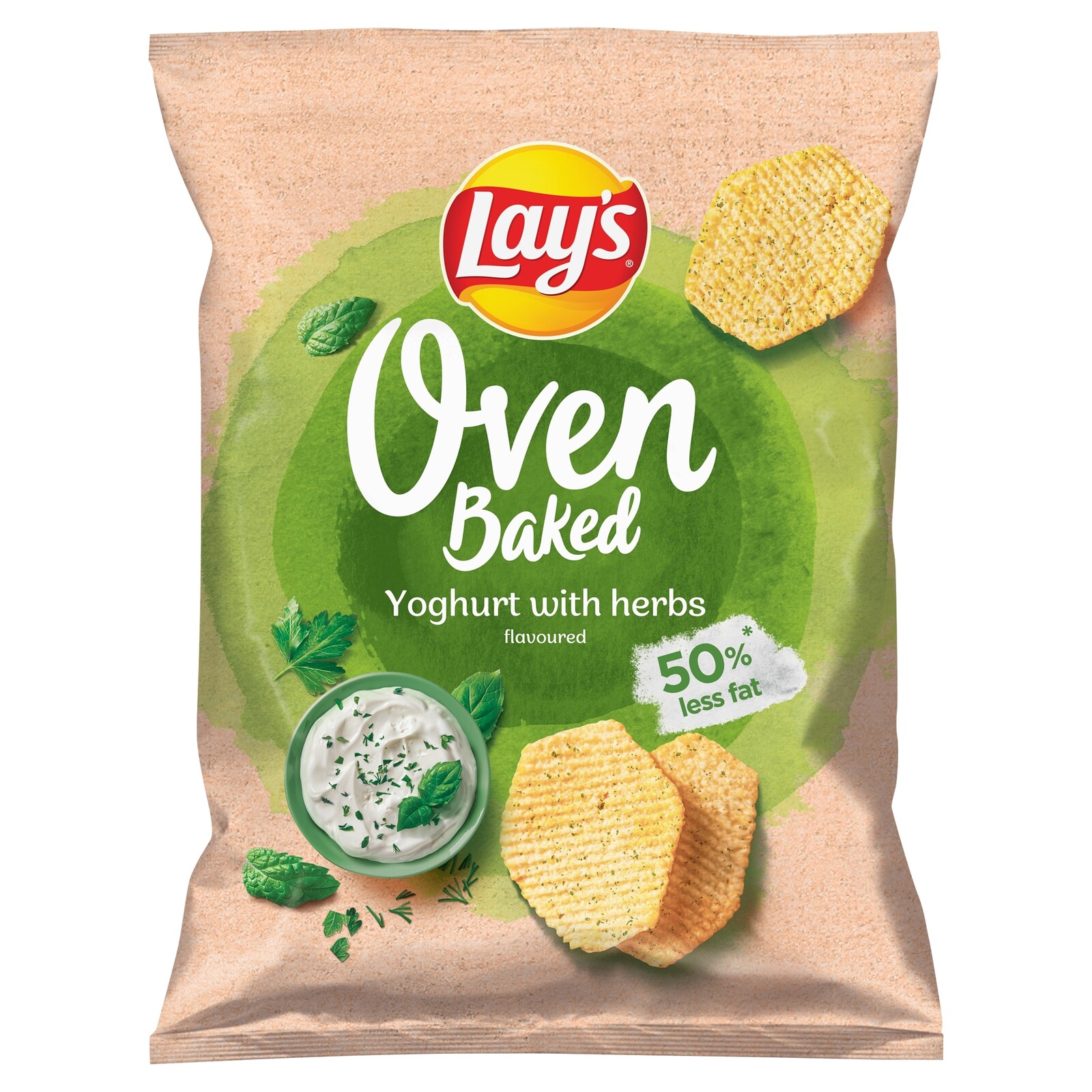 5 x Chipsy Lay's Oven Baked jogurt s bylinkami 180 g
