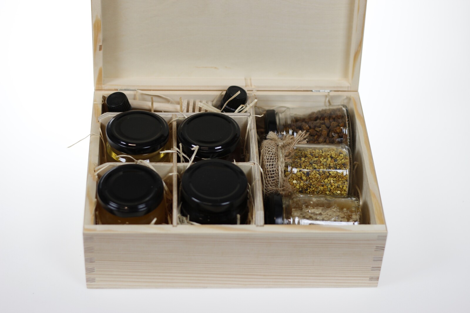 Degustační sada medů „Poklady údolí hrábí“ – Poznejte chuť přírody