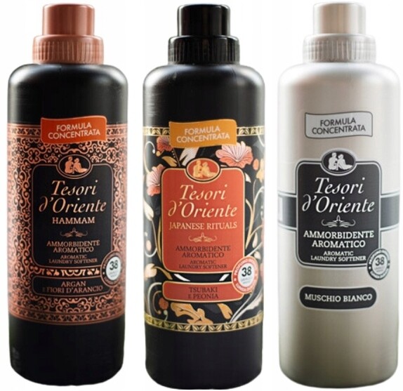 Tesori d'Oriente Sada 3 italských oplachovacích přípravků 760 ml Hjm