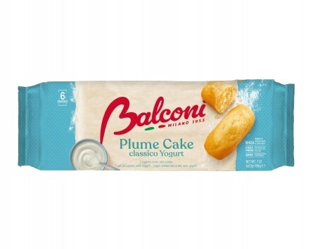 5 x Jogurtové sušenky plume cake classico allo yogurt 190 g Balconi