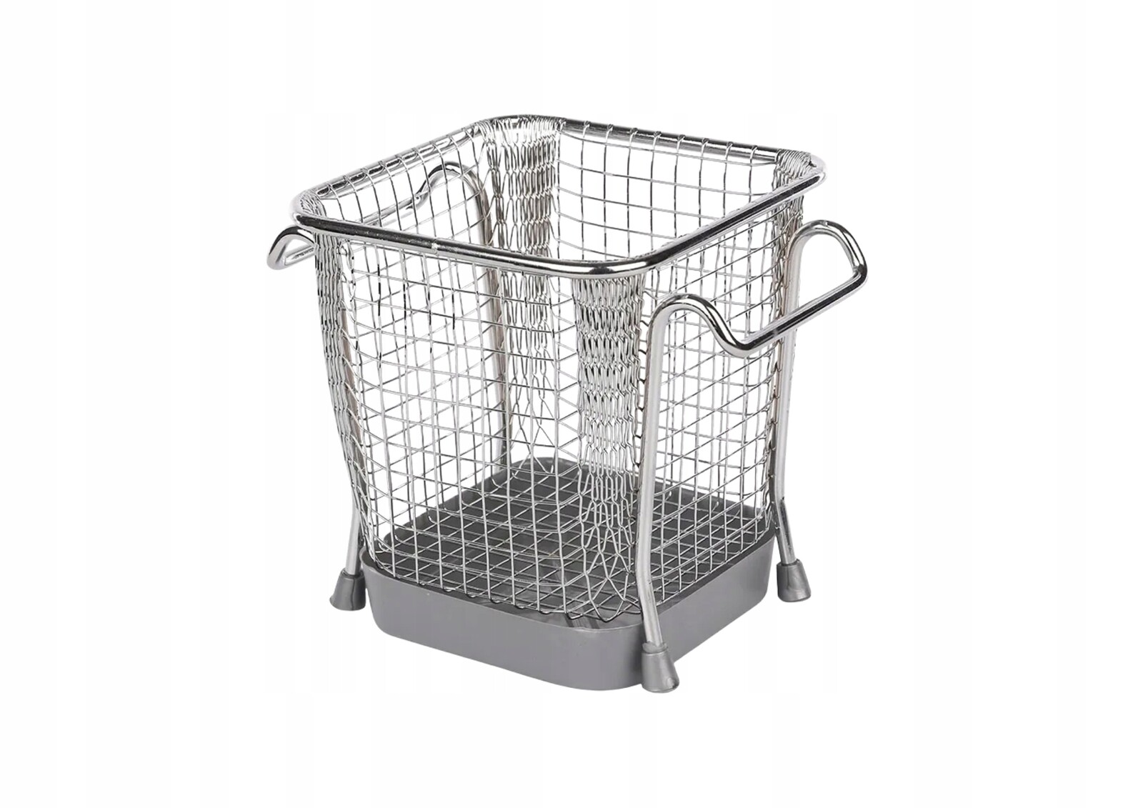 Ander odkapávač na příbory košíček čtverec chrom