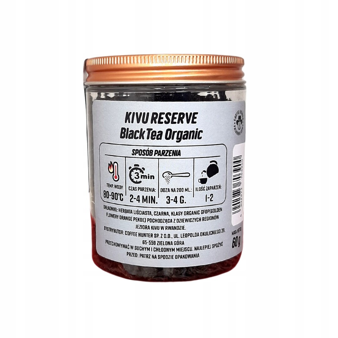 Čaj Black Tea Kivu Organic Gfop 60 g Coffee Hunter Sp. z o.o.