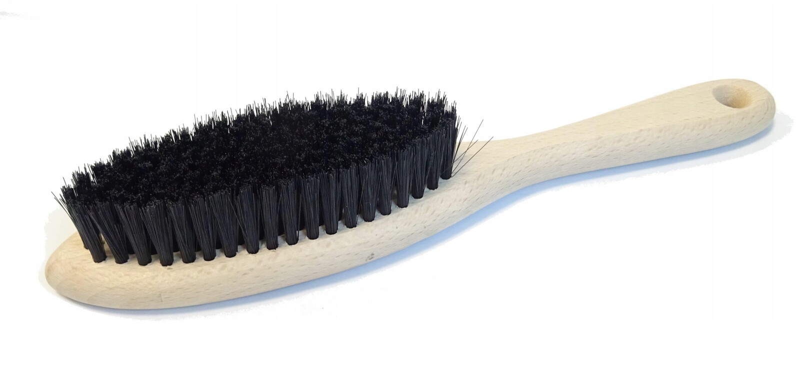 Kartáč na oblečení, tvar zrcátka, rukojeť