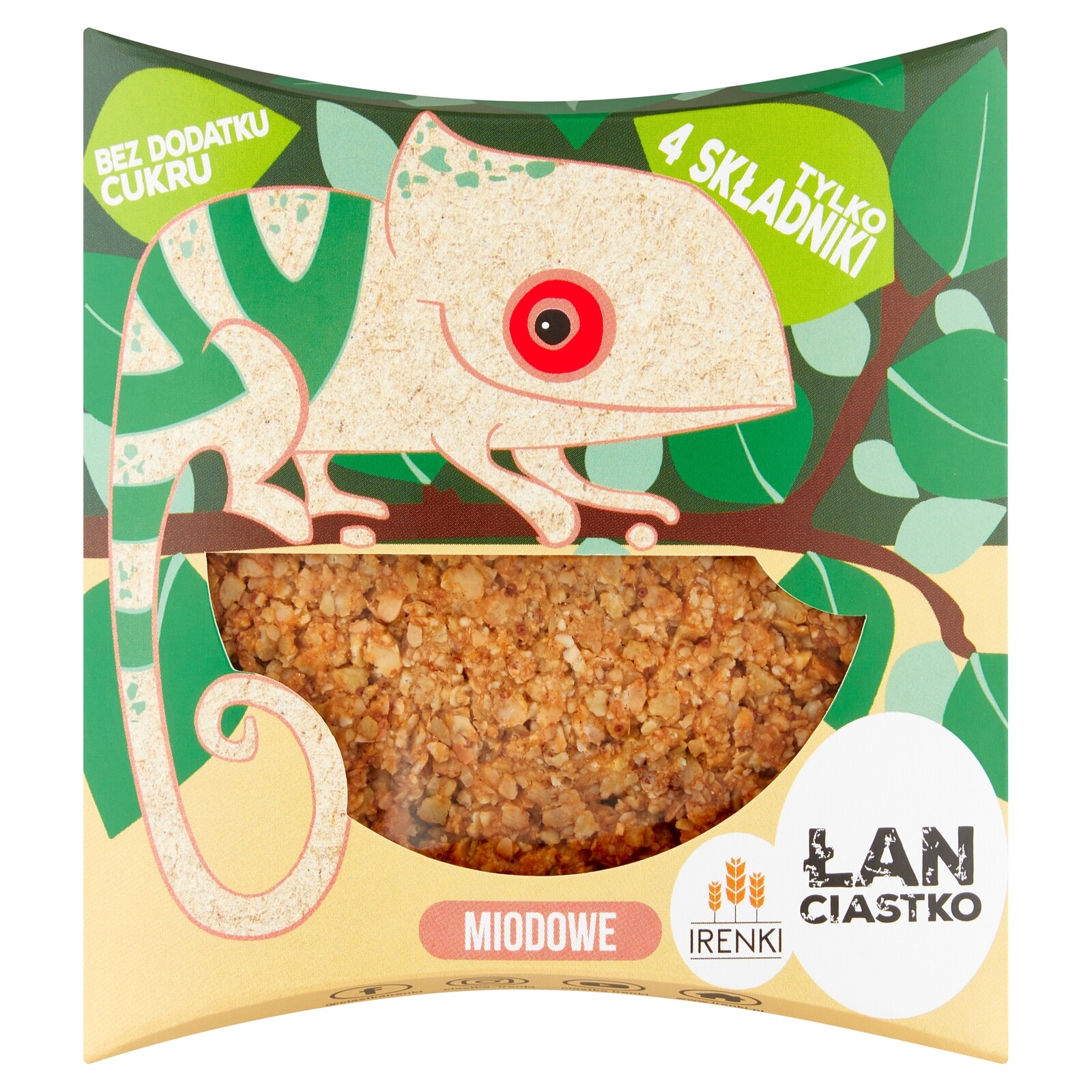 5 x Irenki Medovo-oříškové sušenky bez cukru 40 g chameleon