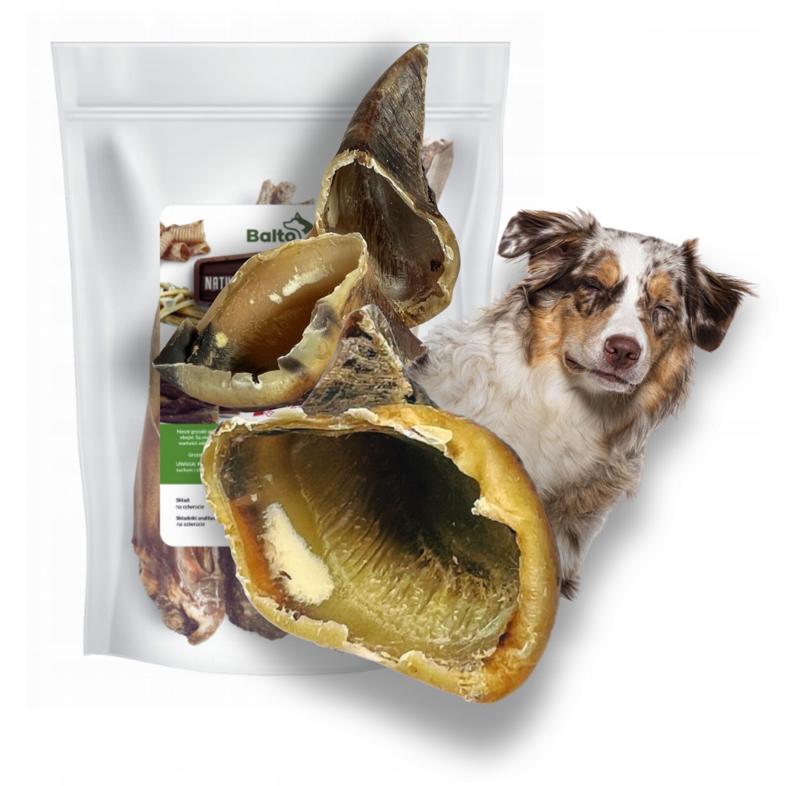 Hovězí Kopyta Velmi Twrady Gryzak Balto op. 1 kg cca 12 kusů x2