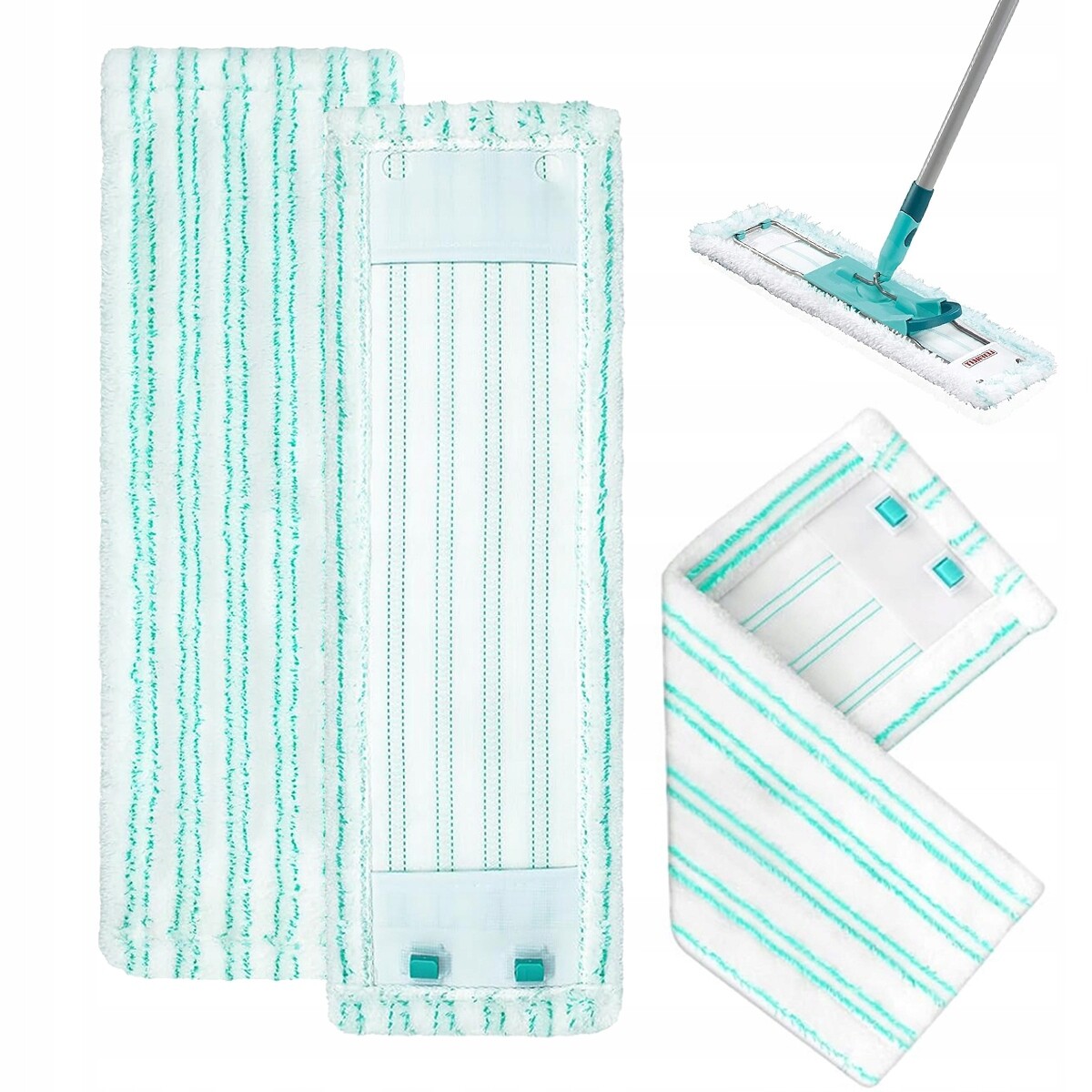 3ks Vložka do mopu Leifheit Profi XL Micro DuoT 47 cm Plochá