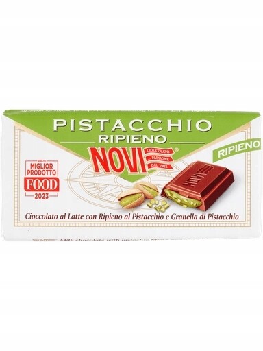 5x Novi Tavoletta A Latte Ripiena Di Pistacchio 105 gr