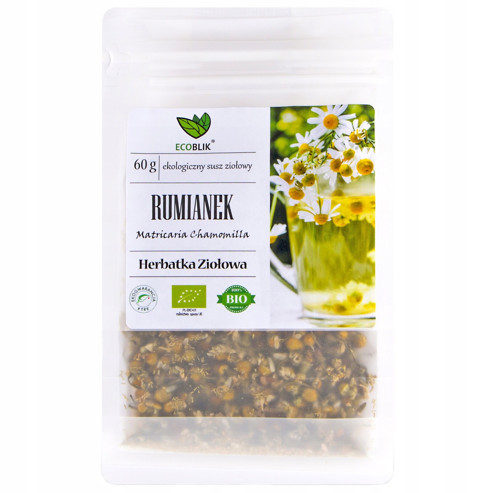 Heřmánek bio bylinný čaj 60 g EcoBlik