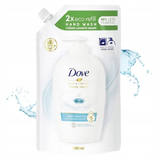 Tekuté mýdlo Dove Care&Protect deep cleansing 500 ml