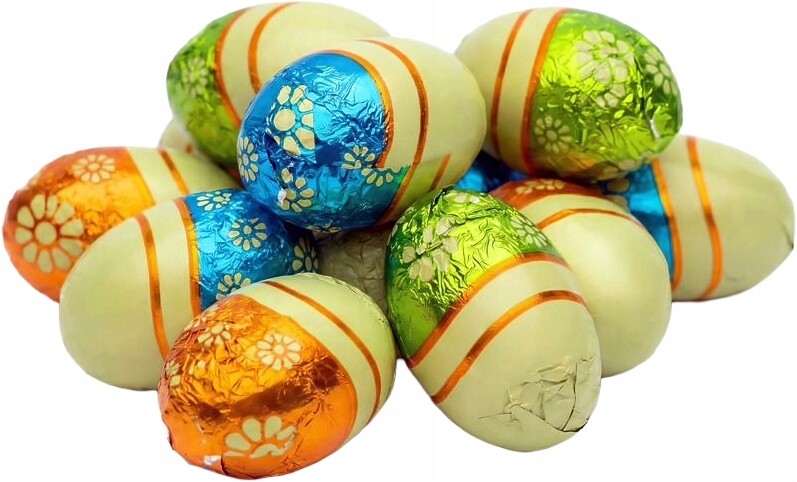 Vajíčka v čokoládě s náplní na Velikonoce do košíku Meltis 2 kg