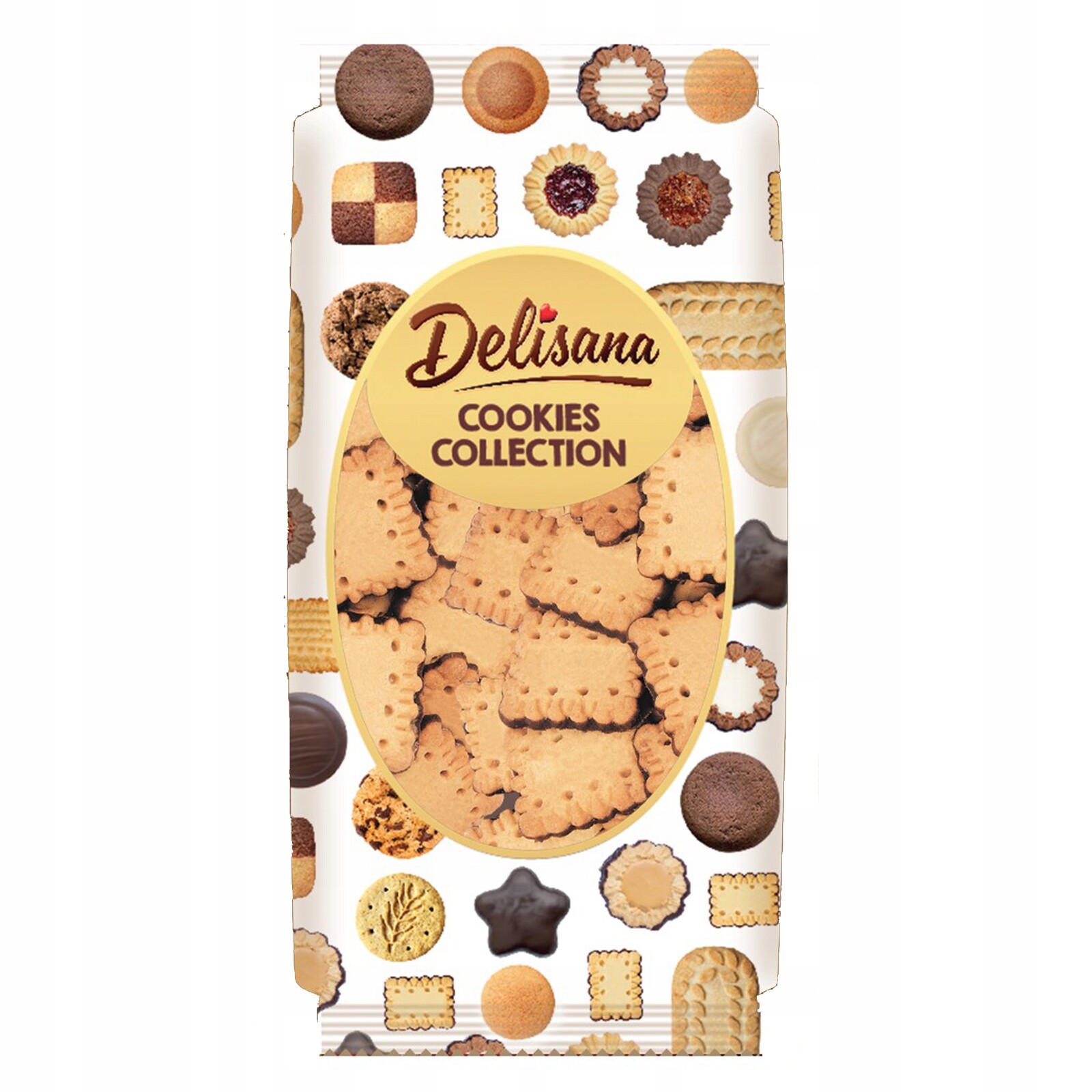 5 x Delisana Sušenky v kakaové polevě 450 g