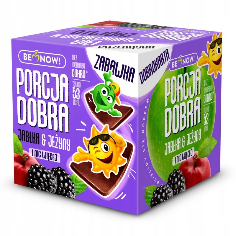 5 x Porcja Dobra Jablko-ostružina Kostka s překvapením