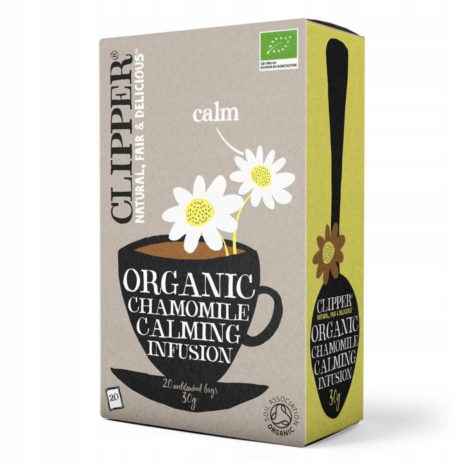 Heřmánkový Čaj (calm) Bio (20 x 1,5 g) 30 g Clipper