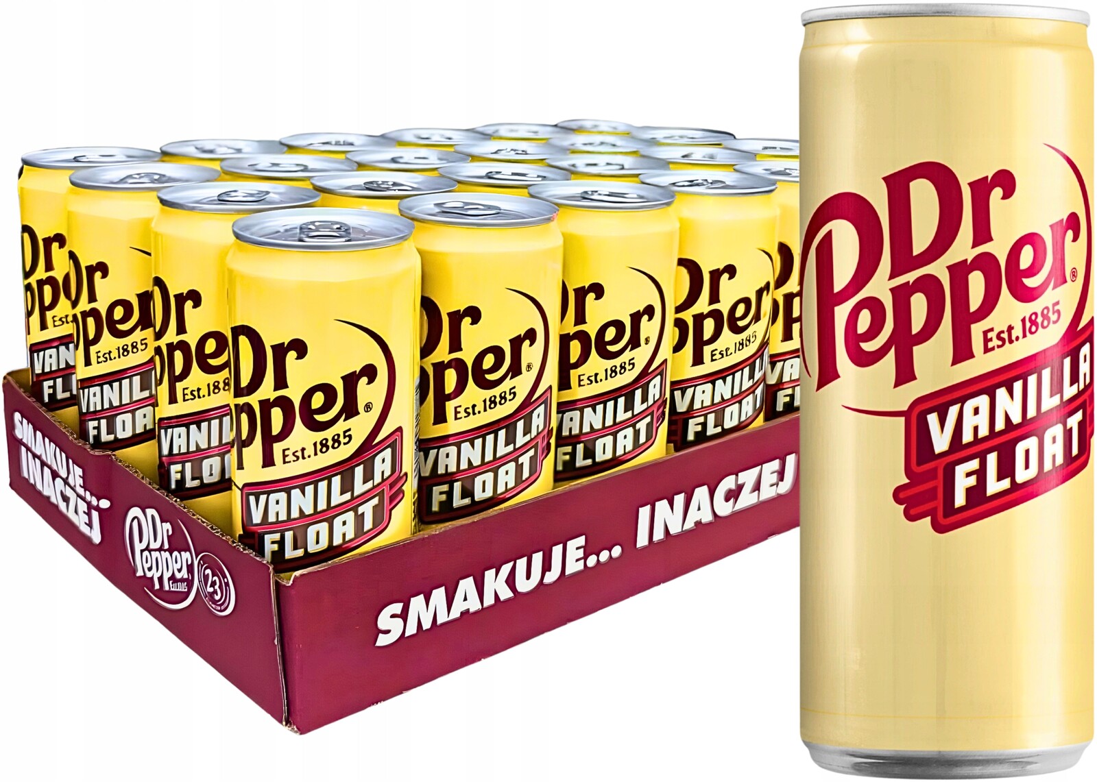 Dr.Pepper Vanilla Float Pl 24×330 ml