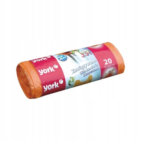 York pytle na odpadky vázané 35 l 20 ks pomerančů