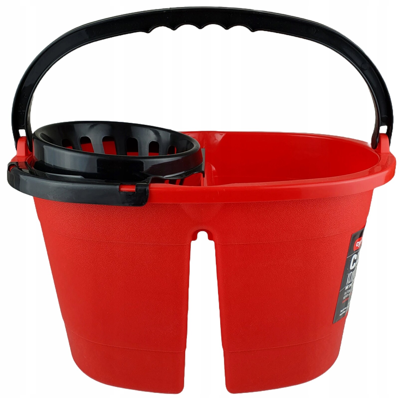 Plastový kbelík 2 komorový 16 l s vytlačovačem mopu