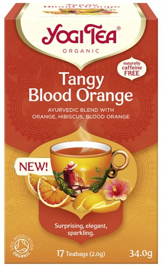 Čaj Osvěžující červený Pomeranč Bio (17 x 2 g) 34 g Yogi Tea