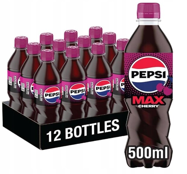 Pepsi max nula cherry třešňová 12 x 500 ml svařák