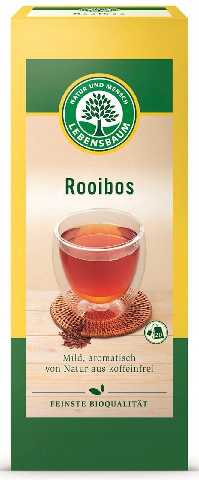 Lebensbaum Čaj rooibos expresní Bio (20 x 1,5 g) 30 g